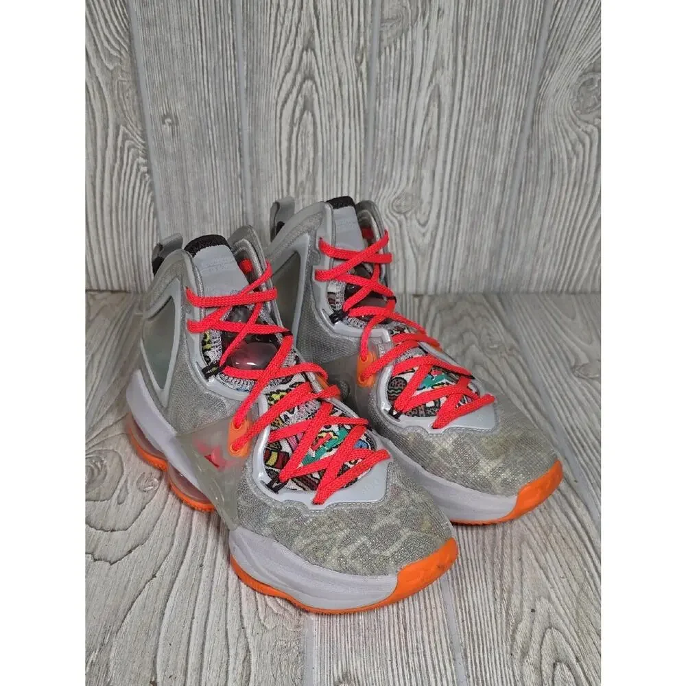 Nike Lebron 19 Fast Food Athletic Sneakers Kids Youth Size 4.5Y